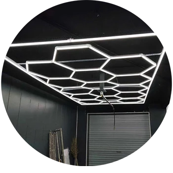 DIY Plug-in Hexagonal Garage Lights DIY Plug-in Hexagonal Garage Lights