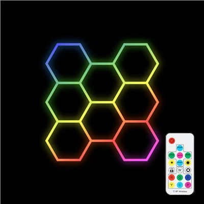 RGB 8 벌집 세트 조명